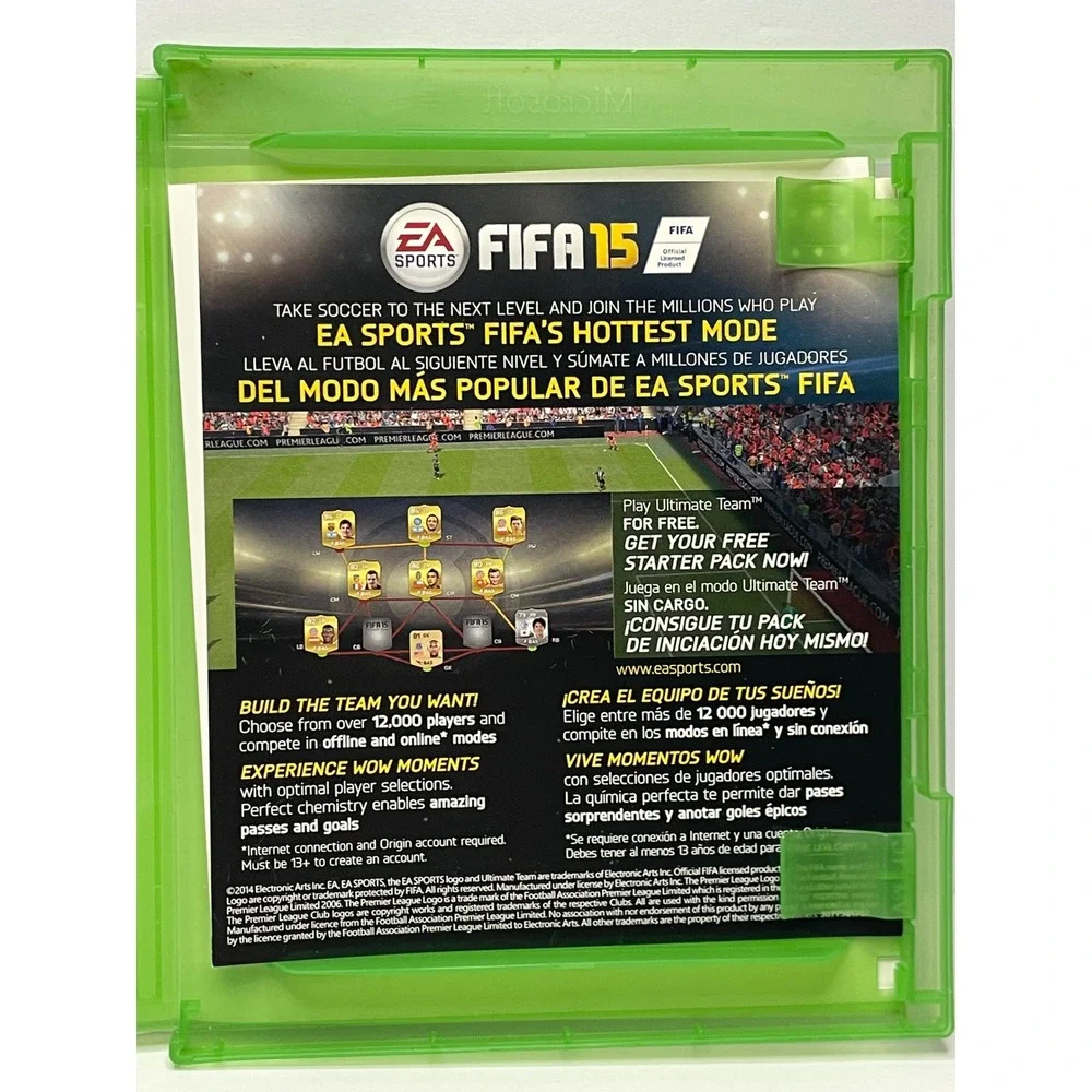 FIFA 15 Xbox One EA Sports Soccer Video Game Lionel Messi Cover Ultimate Team